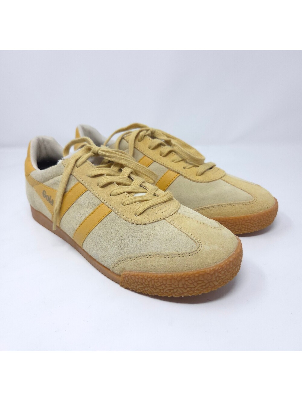 Women's Gola Yellow Suede Leather Anthropologie Sneaker Casual Sz 10